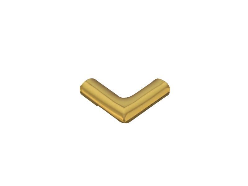 Соединение декоративного переплёта KPG Г- образное золото глянец