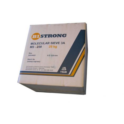 Фото Сито молекулярное Bistrong MS-200 3A, коробка 25 кг (1,5-2,0 мм) Комплектующие для стеклопакетов 1