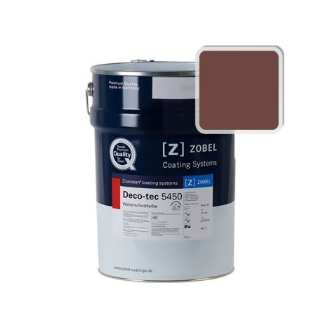 Фасадная краска для дерева Zobel Deco-tec 5450C RAL 8012
