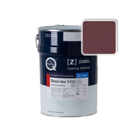 Фасадная краска для дерева Zobel Deco-tec 5450C RAL 3005