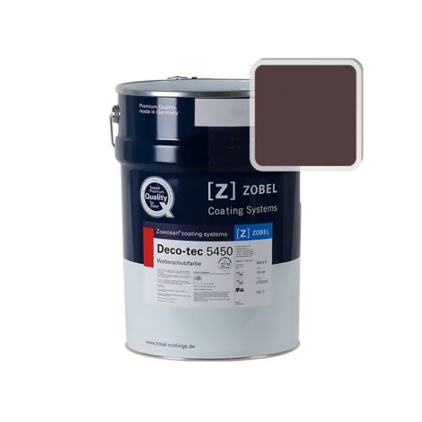 Фасадная краска для дерева Zobel Deco-tec 5450C RAL 3007