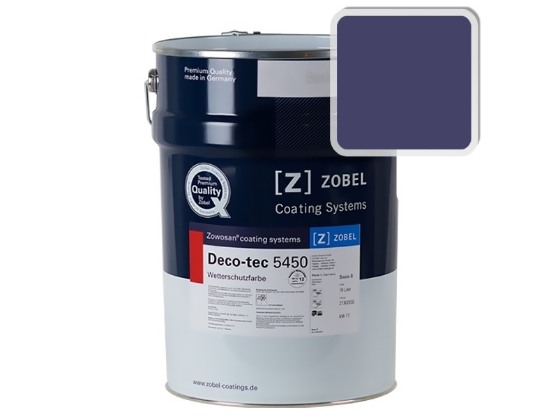 Фасадная краска для дерева Zobel Deco-tec 5450C RAL 5022