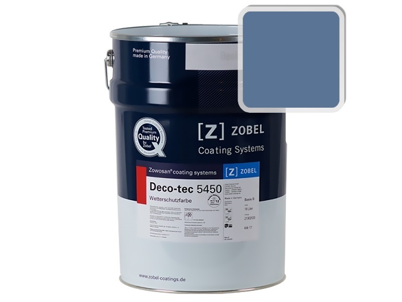 Фасадная краска для дерева Zobel Deco-tec 5450C RAL 5023
