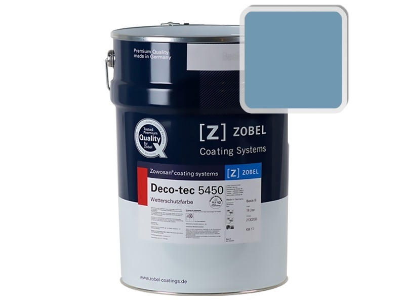 Фасадная краска для дерева Zobel Deco-tec 5450B RAL 5024
