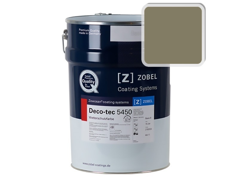 Фасадная краска для дерева Zobel Deco-tec 5450C RAL 6013
