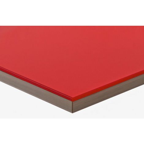 МДФ плита Alvic LUXE Rojo высокий глянец 1220х18х2750 мм, Т2