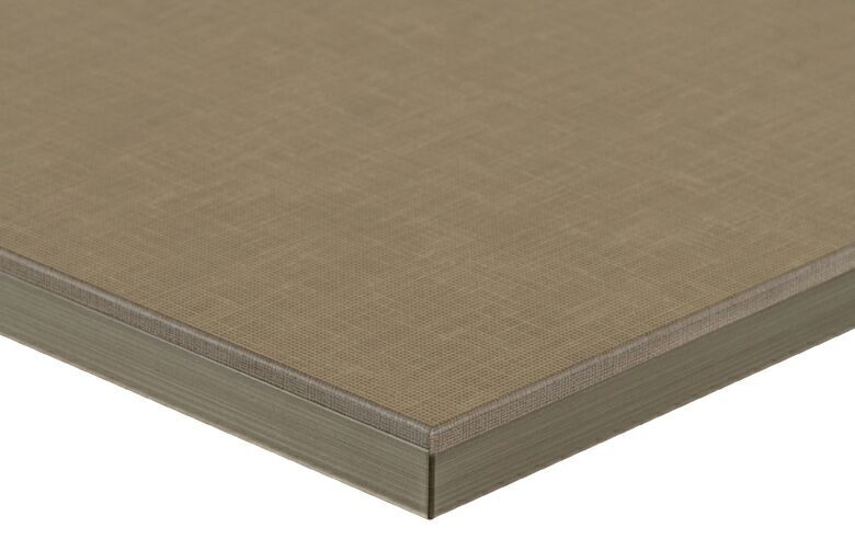 Фото МДФ плита Alvic LUXE Textil Plata высокий глянец 1220х18х2750 мм, Т3 МДФ панели ALVIC для мебельных фасадов 