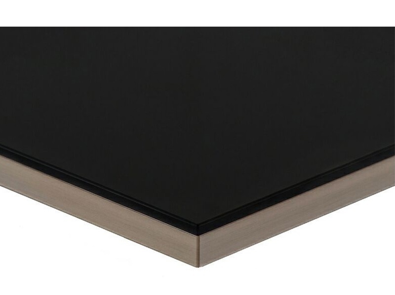 Фото Плита МДФ Alvic LUXE Negro высокий глянец 1240х10х2750 мм, Т1 МДФ панели ALVIC для мебельных фасадов 