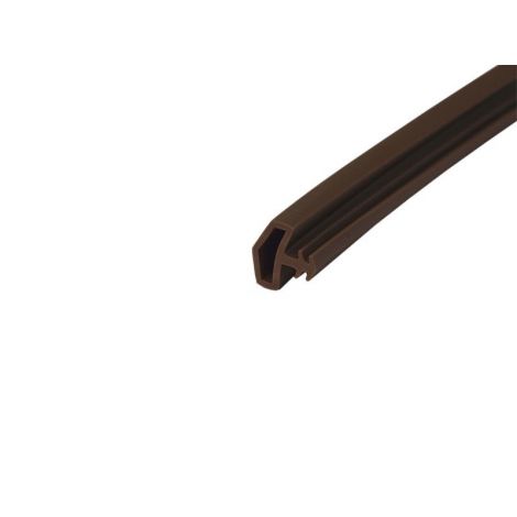 Уплотнитель для деревянных дверей DEVENTER M 680 темно-коричневый RAL 8014