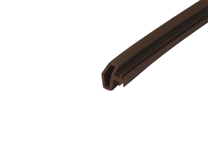 Уплотнитель для деревянных дверей DEVENTER M 680 темно-коричневый RAL 8014