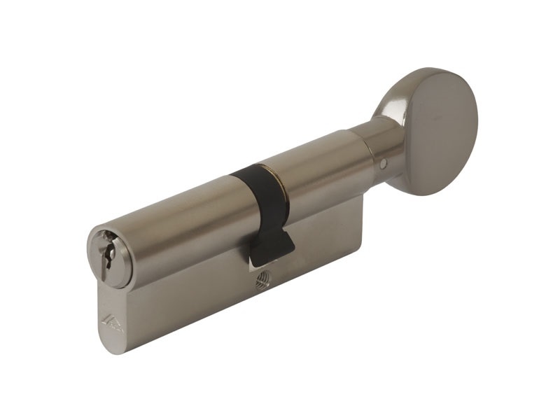 Цилиндр профильный Roto 35 плоская ручка - 45 ключ никелированный