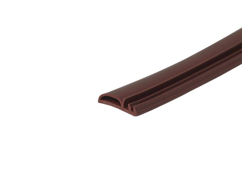 Уплотнитель коричневый для деревянных дверей Deventer M7256 RAL 8002