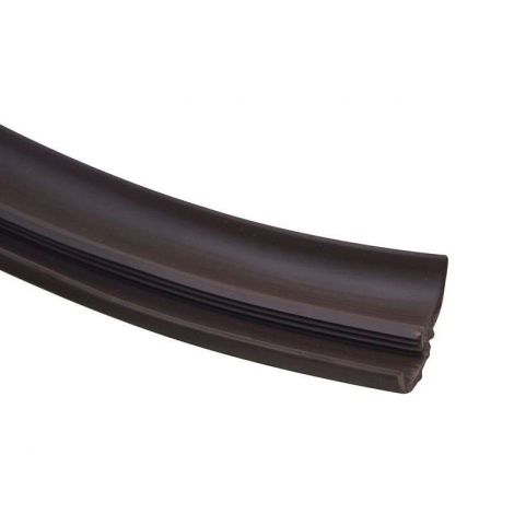Фото Пороговый уплотнитель для дверей M7291 темный шоколад RAL8019 Уплотнитель для дверей 5