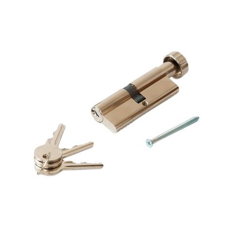 Фото Личинка замка двери с круглой ручкой 40 ручка 40 ключ MAXBAR Цилиндровые механизмы 1