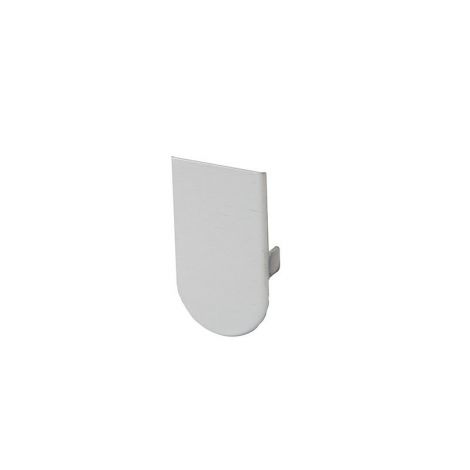 Фото Декоративная накладка для скрыт. петли OTLAV INVISACTA 3D 23мм, матовое серебро Петли дверные 4
