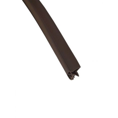 Фото Уплотнитель для межкомнатных дверей DEVENTER S6577 тёмно-коричневый RAL8014 Уплотнитель для дверей 1