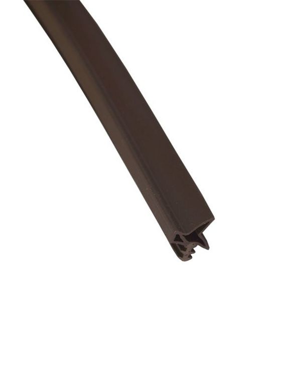 Уплотнитель для деревянных дверей S6577 темно-коричневый RAL8014