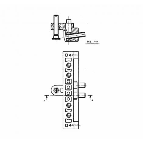 Фото Комплект шаблонов кондуктор OTLAV для сверления в двери с диаметром петли 14мм и 16мм, 495 MA 701 160 G0 35 Петли дверные 2