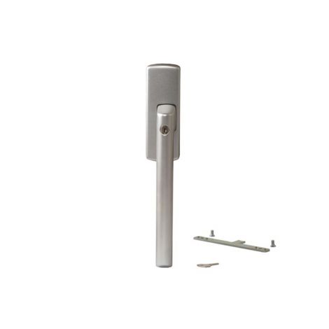Фото Ручка для алюминиевых дверей Si-line PSK 200-Z/GH противовзломная серебристая Дверные ручки 2