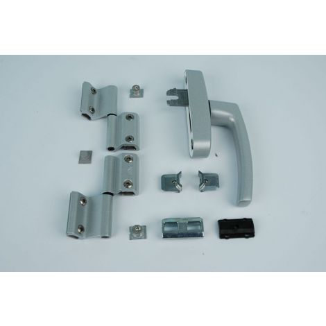 Фото Комплект фурнитуры для поворотного алюминиевого окна V.01 ALU400i, серебро R01.1 Ручки для окон 1