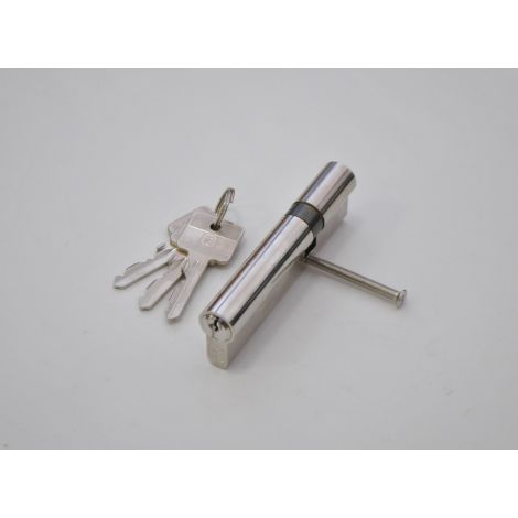 Фото Цилиндровый механизм 35-70 ключ-ключ никелированный Цилиндровые механизмы 5