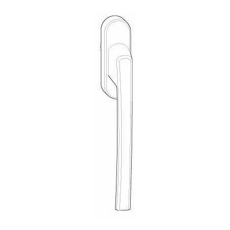 Фото Ручка для раздвижных дверей Patio S 43мм серебро Дверные ручки 4