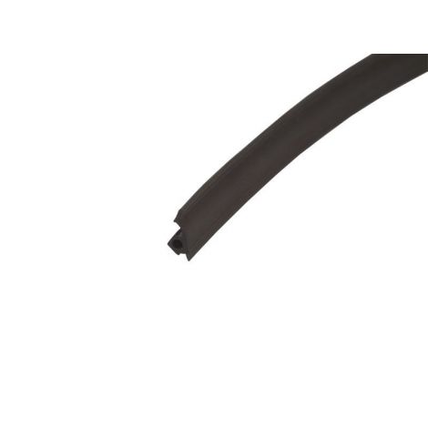 Фото Уплотнитель алюминиевого профиля нижней части рамы АЛЮСТАРТ AU22/30 черный Водоотводный профиль на деревянное окно 3