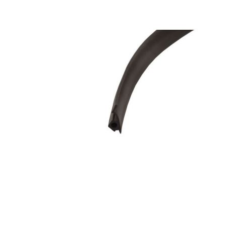 Фото Уплотнитель алюминиевого профиля нижней части рамы АЛЮСТАРТ AU22/30 черный Водоотводный профиль на деревянное окно 1