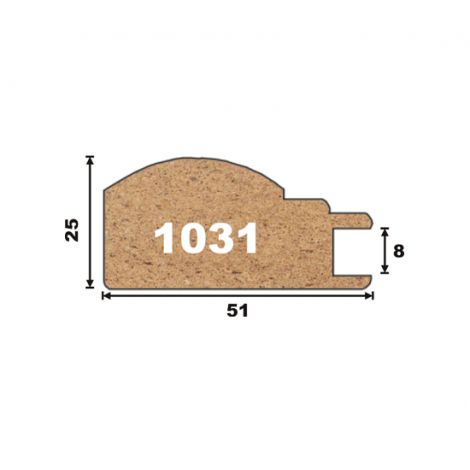 Фото Рамочный профиль МДФ AGT 1031, белый с древесной структурой (230), 25*51*2795 Мебельные профили МДФ 2