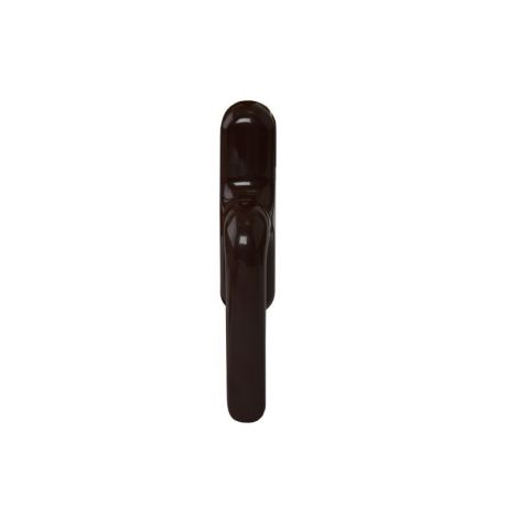 Фото Ручка алюминиевого окна коричневая Prima с блокиратором микровентиляции RAL8017 Ручки для окон 2
