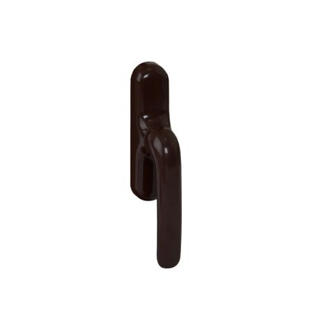 Фото Ручка алюминиевого окна коричневая Prima с блокиратором микровентиляции RAL8017 Ручки для окон 4