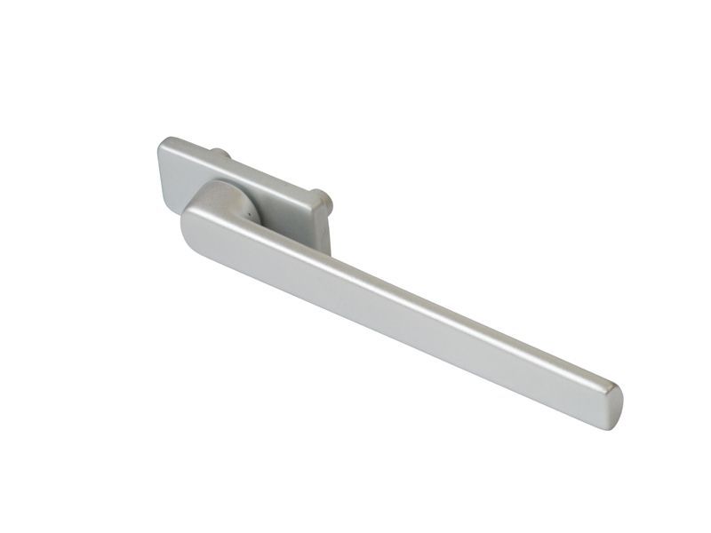 Ручка балконная HAUTAU HKS/SP серебро внешняя низкая