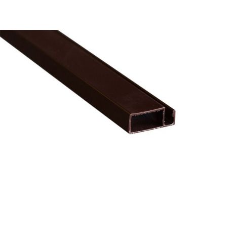 Фото Профиль МС-БАЗА BAUSET 10х25 основной коричневый (6,0м), RAL8017 Комплектующие для москитных сеток 1
