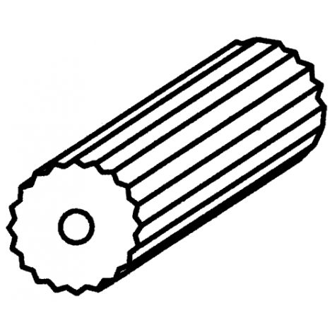 Фото Шнур натяжной Bauset МС  d= 6 мм  белый  ребр. (100м) Комплектующие для москитных сеток 2