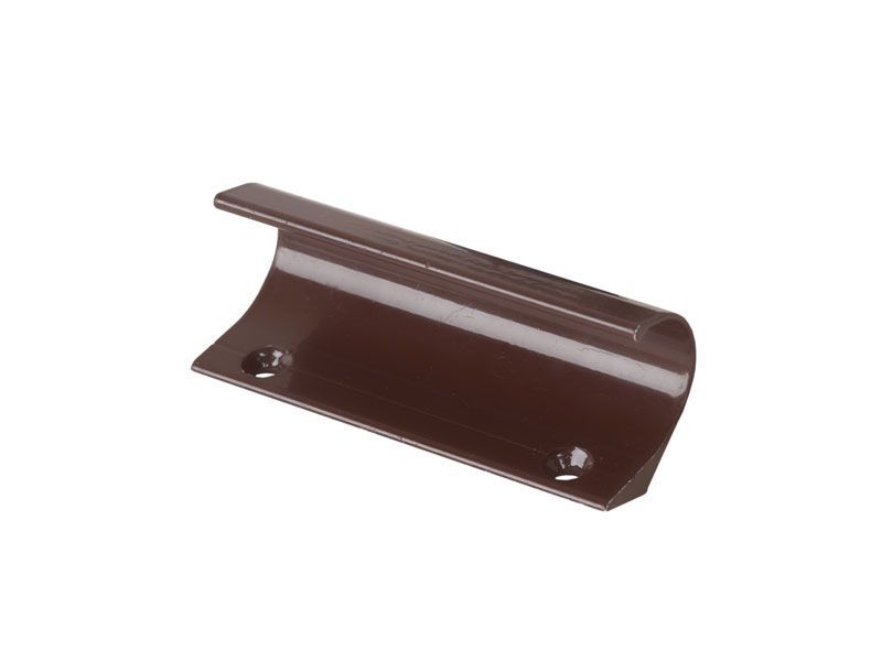 Ручка балконная металлическая UHL коричневая 80 мм