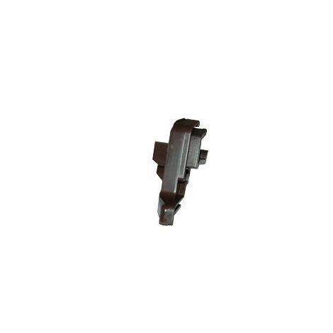 Фото Накладка торцевая к водоотводному профилю № N22/34 F коричневая левая с прямым углом Водоотводный профиль на деревянное окно 3