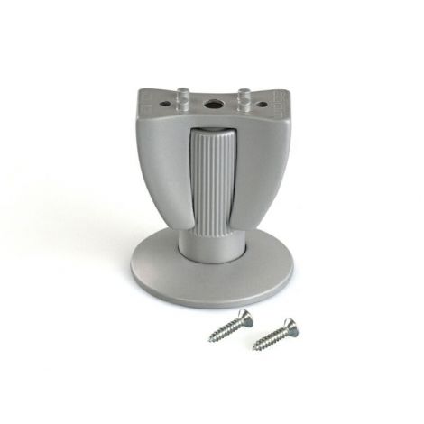 Фото Регулируемая опора CAFIM, диаметр 60 мм, серебро (комплект + крепеж) Наполнение для шкафов купе 1