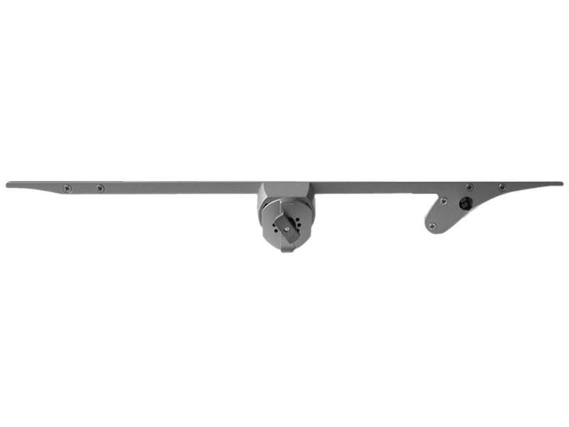 Крепление 340 мм ал.полок с подсветкой CAFIM, регул.по накл., серебро (комплект ЛЕВ/ПРАВ)