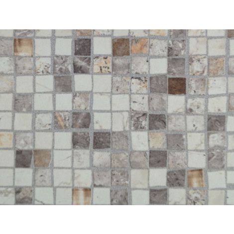 Фото Плинтус для столешницы на кухне треугольный 30*25 мм, L=4.1м, мозаика крем, алюминий Плинтус для столешницы 1