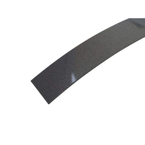 Фото Мебельная кромка ABS одноцветная антрацит металлик глянец 23х1 мм фольга ALPHA-TAPE Мебельная кромка 1