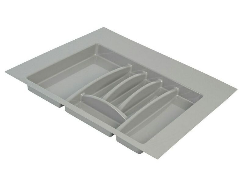 Ящик для столовых приборов Firmax Alpha база 600мм серый