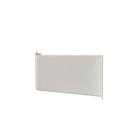 Фото Накладка декоративная для навеса FIRMAX левая, белая №01, пластик Навесы для шкафа 2