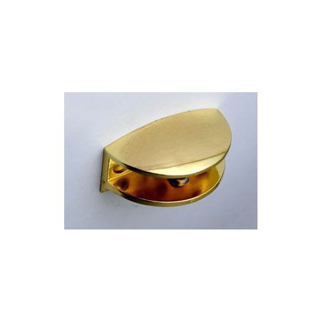 Фото Полкодержатель для стекл. полок FIRMAX, H=10.5 мм, цинк,золото глянц Полкодержатели 1