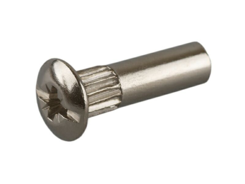 Стяжка межсекц. FIRMAX (гайка), L=28 мм, D=7.5 мм, М6, сталь, никелиров.