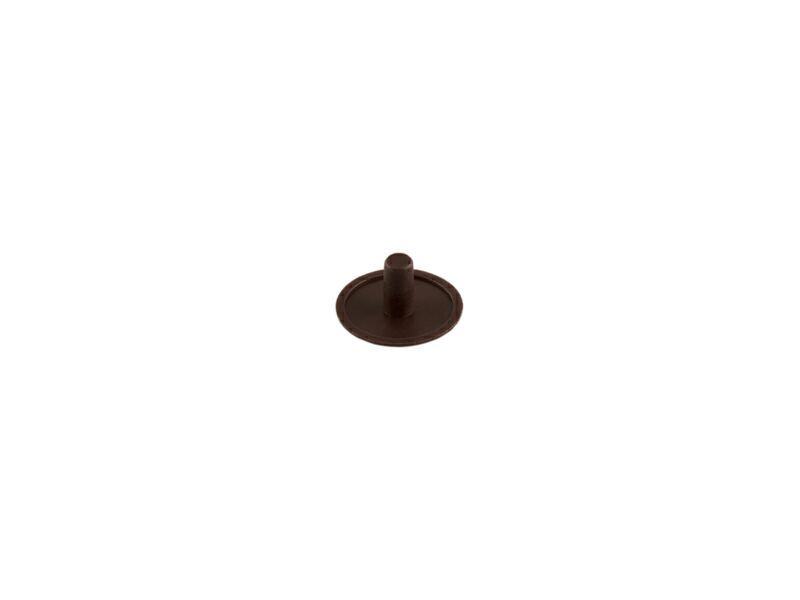 Декоративная заглушка для конфирмата FIRMAX, крест, темно-коричневый