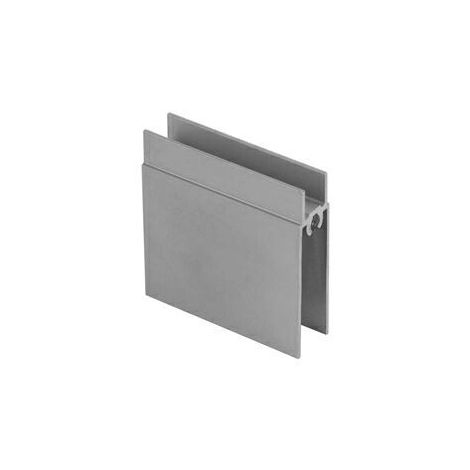 Фото FIRMAX Планка нижняя, алюминий, полиров. серебро, L=5800 мм Алюминиевые профили для шкафов-купе 1
