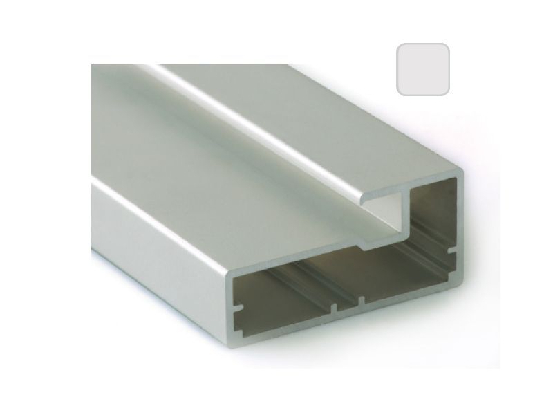 Фото Профиль для рамочных фасадов 45/20 серебро, 5800 мм Алюминиевые профили для мебели 