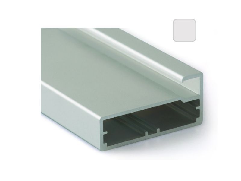 Фото Алюминиевый профиль для фасадов 45/9 серебро, 5800 мм Алюминиевые профили для мебели 