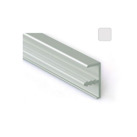 Фото Профиль мебельный алюминиевый окантовочный 21/9 серебро, 5800 мм Алюминиевые профили для мебели 1