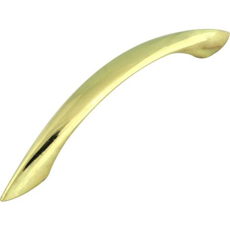 Фото Ручка-скоба 96мм, металл, золото Мебельные ручки 1